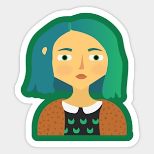 Girl Sticker